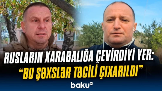 "Baku TV” əməkdaşı Luqanskın Ukraynanın nəzarətində olan yeganə kəndində