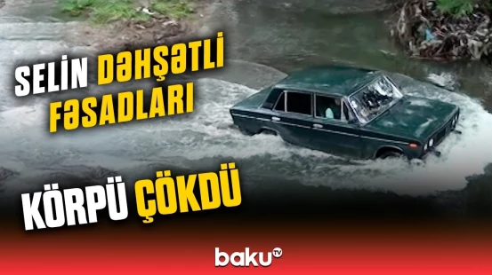 Astaraya yağan güclü yağış sakinlərə çətin anlar yaşatdı