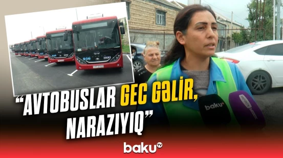 Bakı və Gəncədə vətəndaşlar "BakuBus"ların azlığından şikayətçidir | Camaat əziyyət çəkir