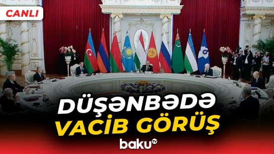 MDB liderlərinin Düşənbədə önəmli müzakirəsi - CANLI