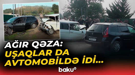 Lənkəranda ağır qəzanın baş verdiyi yerdən dəhşətli görüntülər