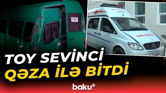 Zaqatalada 2 mikroavtobus toqquşdu | 9 nəfər xəsarət aldı