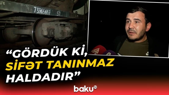 Tovuzda qandondurucu hadisə | Bir nəfər qatarın qurbanı oldu