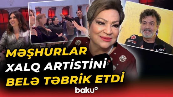 “İlk dəfədir ki, 70 yaşında bunu edir” | Afaq Bəşirqızının ad günü məclisində nələr yaşandı?