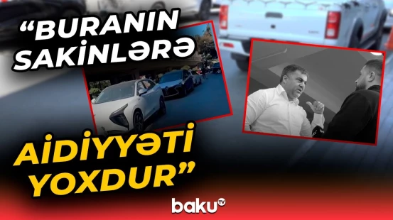 Avtosalon vətəndaşların yolunu zəbt etdi | Bizə o şərait yaradılıb