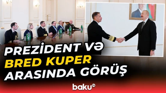 İlham Əliyev ABŞ Mərkəzi Komandanlığının komandanını qəbul edib