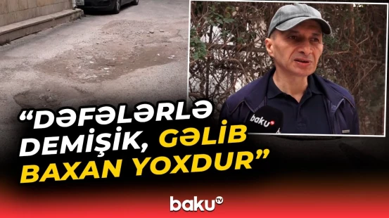 Nəsimidə sakinləri təngə gətirən yol problemi | Qurumlar nə deyir?