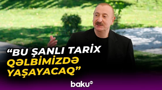 "Beş il bundan əvvəl tarixi Zəfərimiz bütün dünyaya səs salıb" | İlham Əliyev