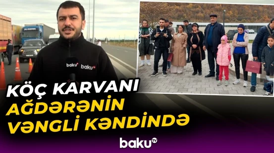 Növbəti köç karvanı Ağdərəyə çatdı | 9 ailəyə mənzillərinin açarları təqdim edildi