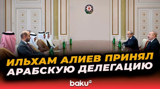 Президент Ильхам Алиев принял делегацию Арабской координационной группы