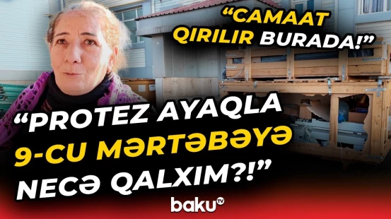 "Birinin qıçını kəsiblər, o biri şəkər xəstəsidir..." | Yüzlərlə sakini boğaza yığan problem