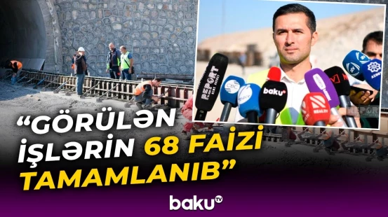 Horadiz-Ağbənd dəmiryol xəttində tikintinin gedişatı ilə bağlı açıqlama