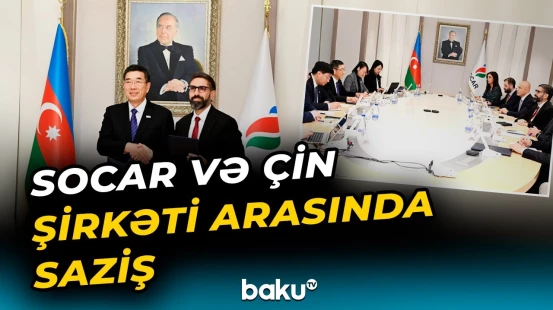 Rövşən Nəcəf "Sinopec Engineering" şirkətinin prezidenti ilə görüşdü