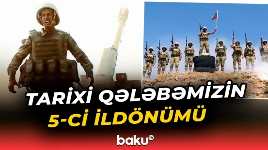 Tarixi Zəfərdən 5 il keçir | Azərbaycan Qələbə Gününü qeyd edir