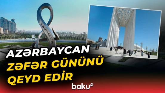 Tarixi zəfərin 5 illik yubileyi | Əməkdaşımız Zəfər parkında