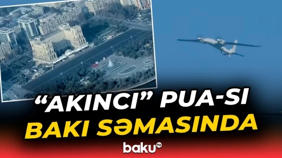 Bakıda keçirilən hərbi paraddan görüntülər