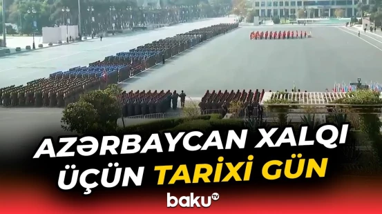 Azərbaycanda Zəfər Günü böyük coşqu ilə başladı