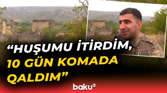 Övladına həkiminin adını verən qazi Taleh İsgəndərovun şərəfli döyüş yolu