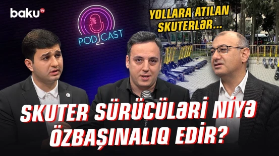 Skuterlərin yollarda park edilməsi hərəkəti iflic edir? - Qaydalar və təhlükə | NECƏ OLMALIDIR?