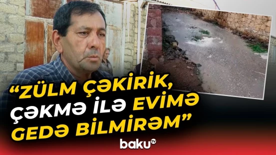 “Kanalizasiya suyu evimə, həyətimə dolur” | Sakinlərin şikayətinə niyə baxan yoxdur?