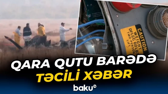 Qəzaya uğrayan Türkiyə təyyarəsinin qara qutusu ilə bağlı nə açıqlandı?