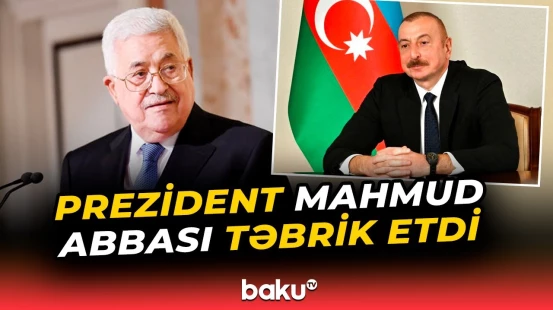 Prezident İlham Əliyevdən Fələstin Prezidentinə milli bayram münasibətilə təbrik