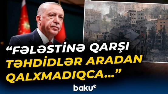 Qəzza şəhəri yenidən atəşə tutuldu | Türkiyədən Fələstinə dəstək