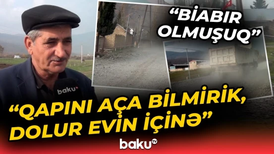 "Pis günə qoydular, boğaza yığılmışıq əllərindən" | Kənd sakinlərinin başına oyun açan problem