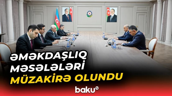 Əli Əsədov Beynəlxalq Su İdman Növləri Federasiyasının prezidenti ilə görüşüb