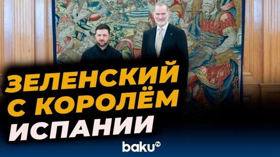 Встреча Владимира Зеленского и короля Испании Филиппа VI