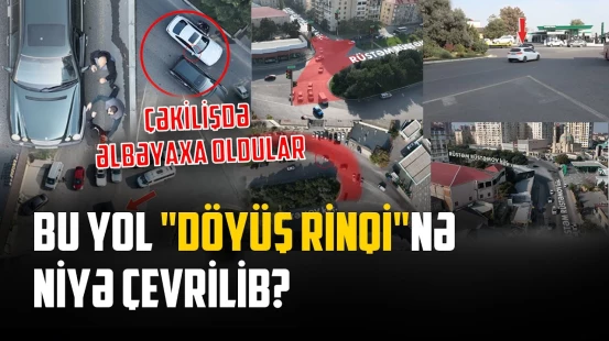 Qəsdən maşının güzgüsünü sındırdı | Bu yolda hər gün niyə sürücülər dalaşır? - NECƏ OLMALIDIR?