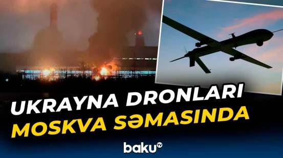 Ukrayna dronları Rusiya üzərində | Hava limanı uçuşları dayandırdı