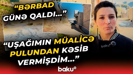"Palçıq evin içinə girib, belə yol olar?!" | Mərkəzi küçə niyə bu halda qalıb?