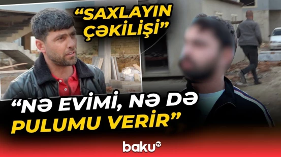 Kameramızı görüb qaçdılar | "Binəqədi Park" MMC-dən vətəndaşa qarşı dələduzluq