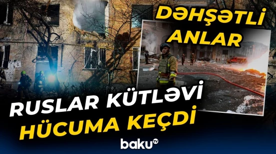 Kiyevə dəhşətli hava hücumu | Müharibə alovlandı, Rusiya hərəkətə keçdi