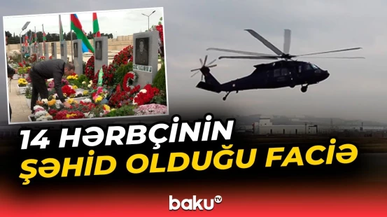 "Qaraheybət"də hərbi helikopterin qəzaya uğramasından 4 il ötür