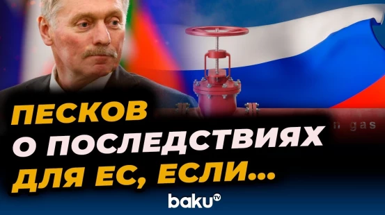 Дмитрий Песков отреагировал на заявления Урсулы фон дер Ляйен - Baku TV | RU