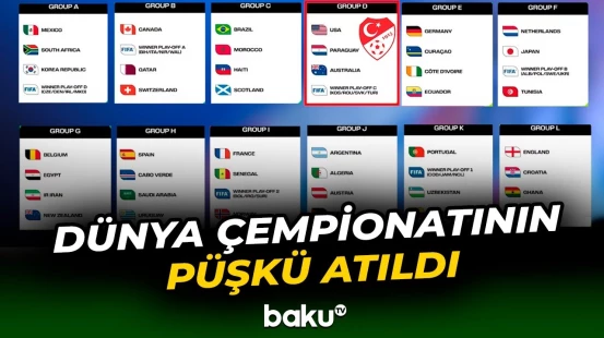 Türkiyə DÇ-yə vəsiqə qazanarsa bu komandalara rəqib olacaq - Baku TV