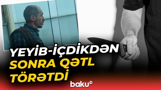 Tanışını bıçaqlayıb qaçmaq istədi, maşın vurdu | Cinayətkar məhkəmədə dindirildi - Baku TV