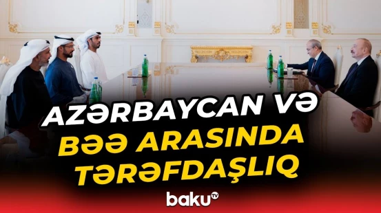 Prezident İlham Əliyev BƏƏ-nin bir sıra şirkətlərinin rəhbərlərini qəbul etdi - Baku TV