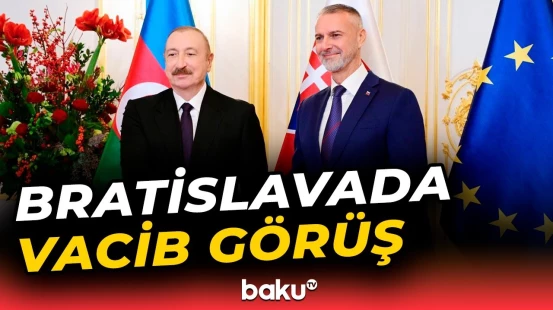 İlham Əliyevin Slovakiya Milli Şurasının sədri ilə təkbətək və geniş tərkibdə görüşləri olub