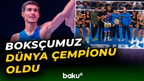 Boksçumuz Sübhan Mamedov BƏƏ-də qızıl medal qazandı - Baku TV
