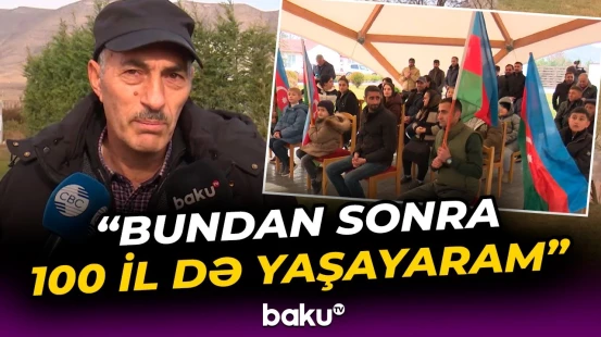 "Sevincimi paylaşa da bilmirəm" | Təzəbinə və Seyidbəyli kəndlərinə növbəti köç - Baku TV