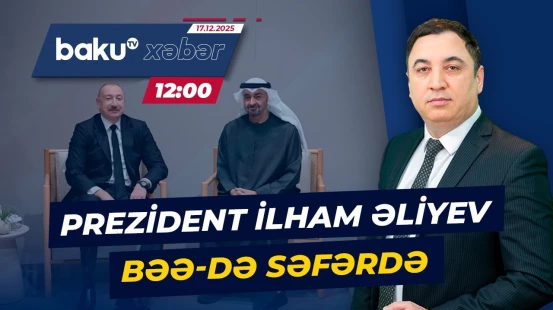 İlham Əliyev Əbu-Dabidə BƏƏ Prezidenti ilə görüşdü - Baku TV CANLI