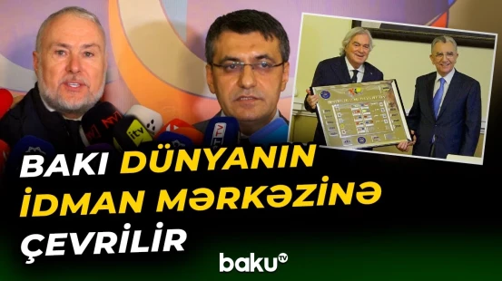 Bakının “Dünya İdman Paytaxtı” elan olunmasına həsr edilmiş rəsmi təqdimetmə mərasimi