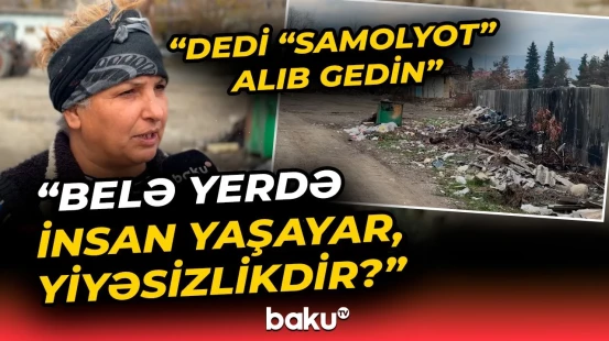 Ağsunun Natəvan küçəsinin natəmiz vəziyyəti - Baku TV