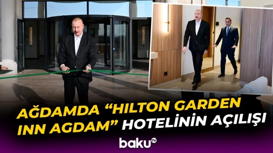 İlham Əliyev Ağdamda bir sıra açılışlarda iştirak edib - Baku TV