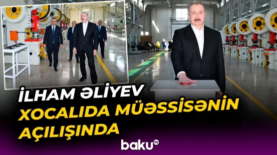 Xocalı rayonunun Ballıca kəndində “Accurate Az” MMC-nin müəssisəsinin açılışı - Baku TV