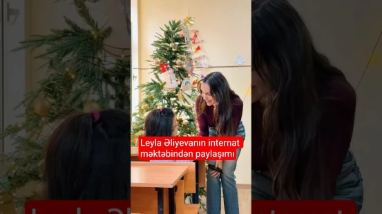 Leyla Əliyeva 5 nömrəli xüsusi internat məktəbindən paylaşım edib