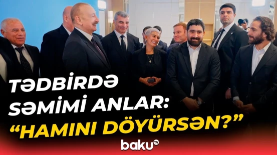 İlham Əliyevin Eduard Məmmədovla maraqlı söhbəti - Baku TV